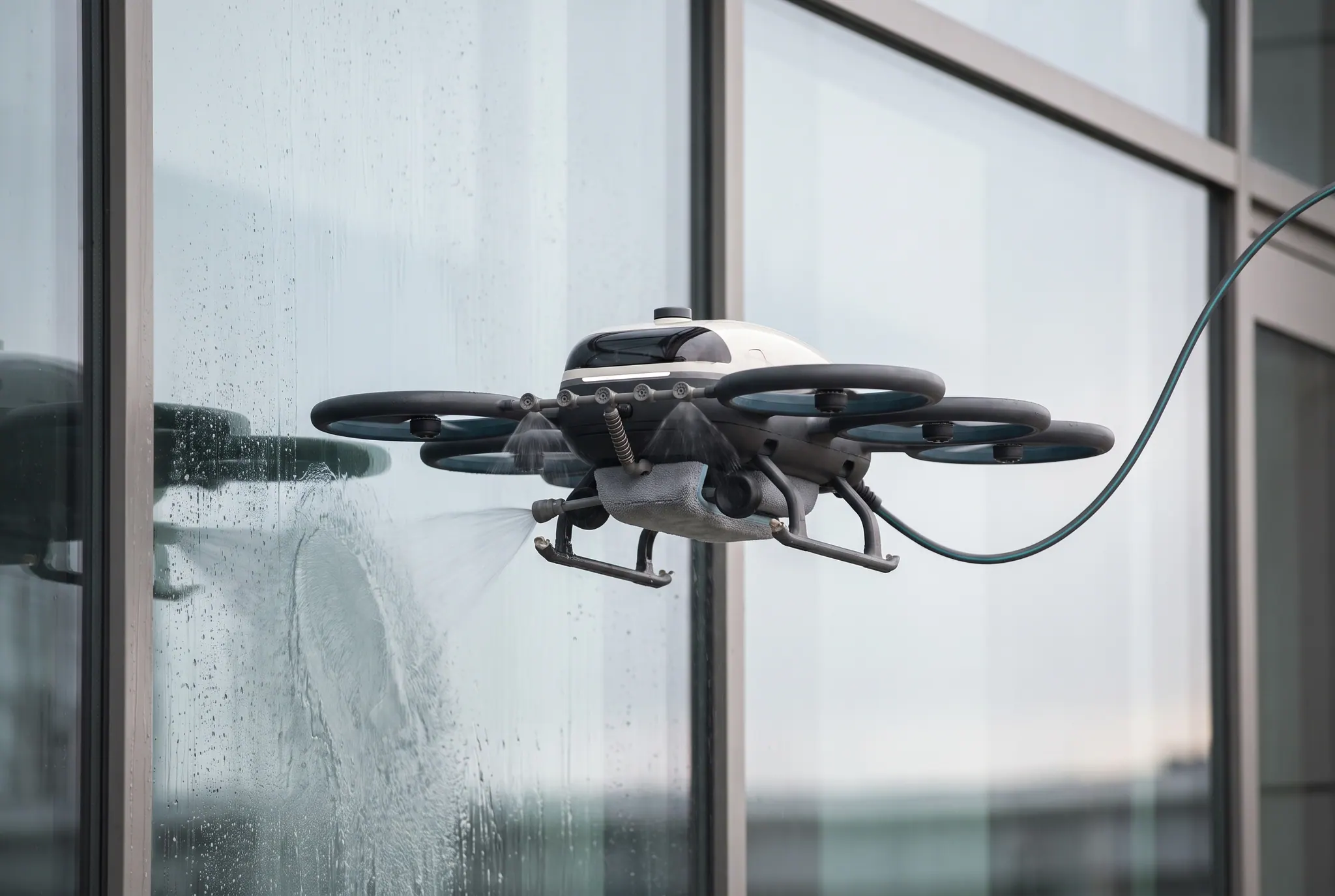 Drone: Built to wash, not to fly far